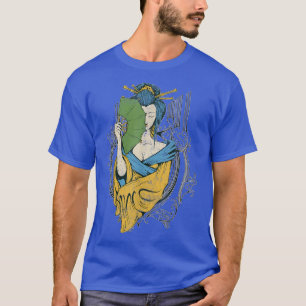 Geisha Japan Girl Tokyo Japansk Art Retro-Vintage T Shirt