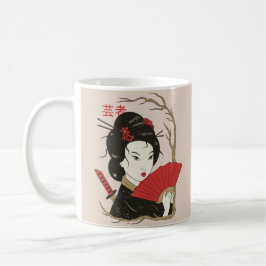 Geisha Japanska underhållare Kaffemugg