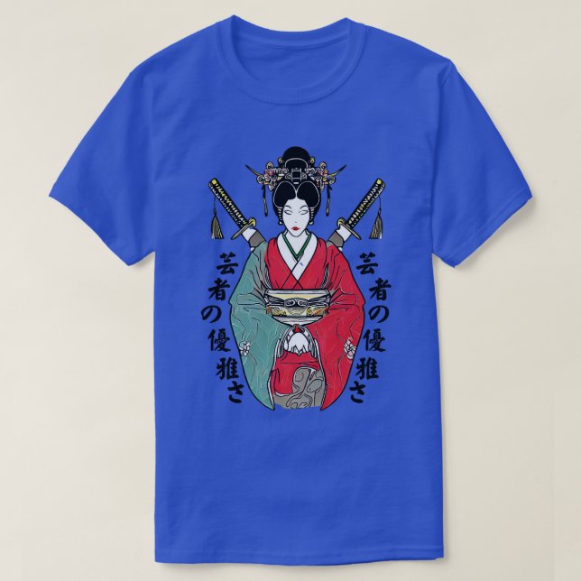 Geisha japon t shirt (Design framsida)