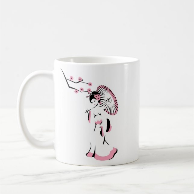 geisha kaffemugg (Vänster)