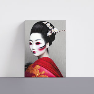 Geisha Kanvastryck