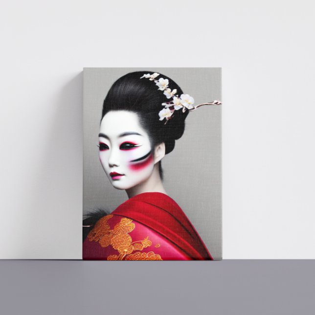 Geisha Kanvastryck (Skapare uppladdad)