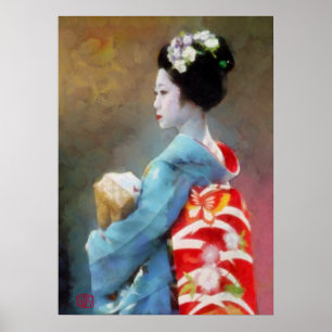 Geisha-konst Poster