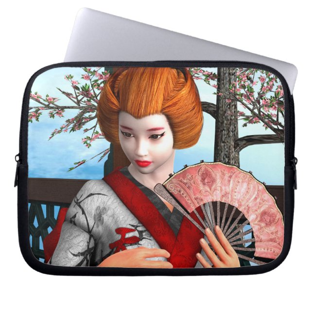Geisha Laptop Sleeve (Framsidan)