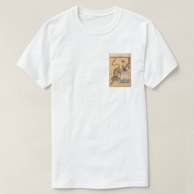 Geisha & Leopard T-Shirt (Design framsida)
