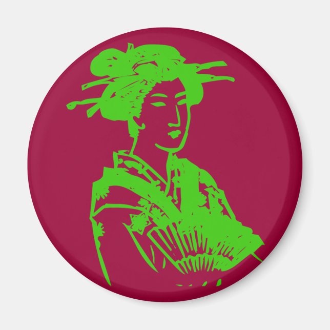 Geisha Magnet (Framsidan)