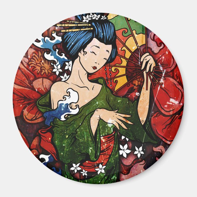 Geisha Magnet (Framsidan)
