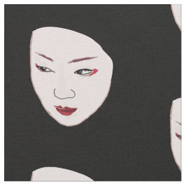 Geisha-mask Tyg