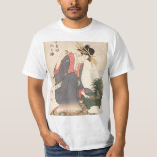 Geisha med leksakfartyget t-shirt