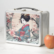 Geisha Metall Lunchbox
