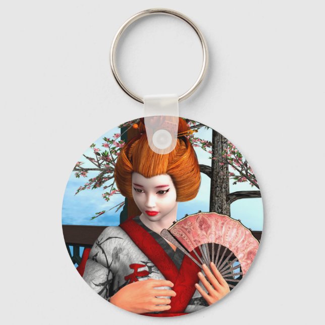 Geisha Nyckelring (Framsida)