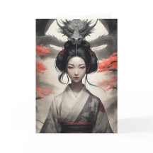 Geisha och Dragon Kinesiskt nyår 2024