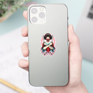 Geisha Oni Klistermärken