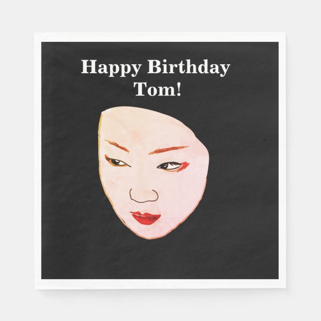 Geisha Pappersservett (Framsidan)