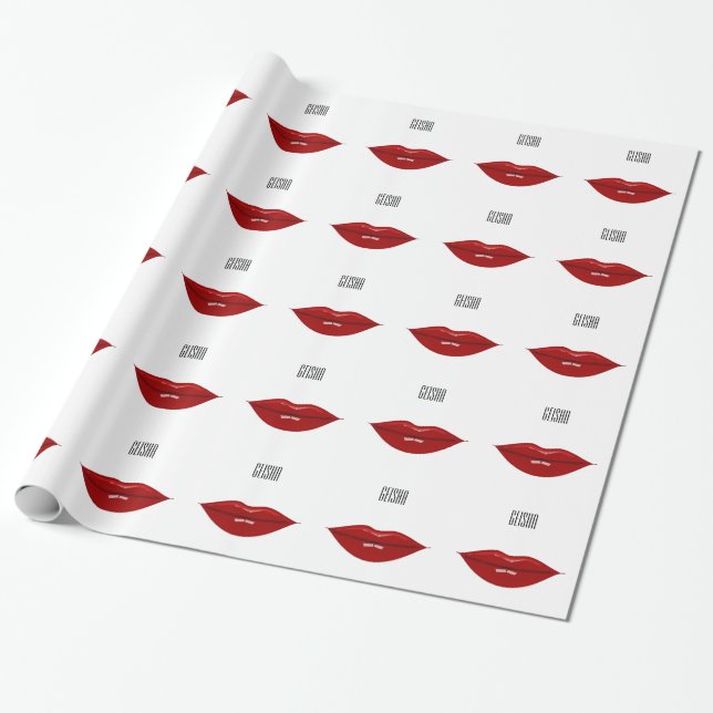 Geisha - pappra produkter presentpapper (Utrullad)
