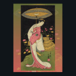 Geisha Parbrella Abstrakt Japan Pop Art Poster<br><div class="desc">Geisha Parbrella Abstrakt Japan Pop Art Poster.</div>