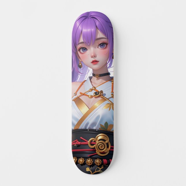GEISHA PIRAT 10 MINI SKATEBOARD BRÄDA 18,5 CM (Framsida)
