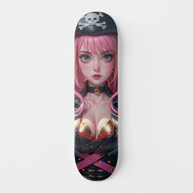 GEISHA PIRAT 3 MINI SKATEBOARD BRÄDA 18,5 CM (Framsida)