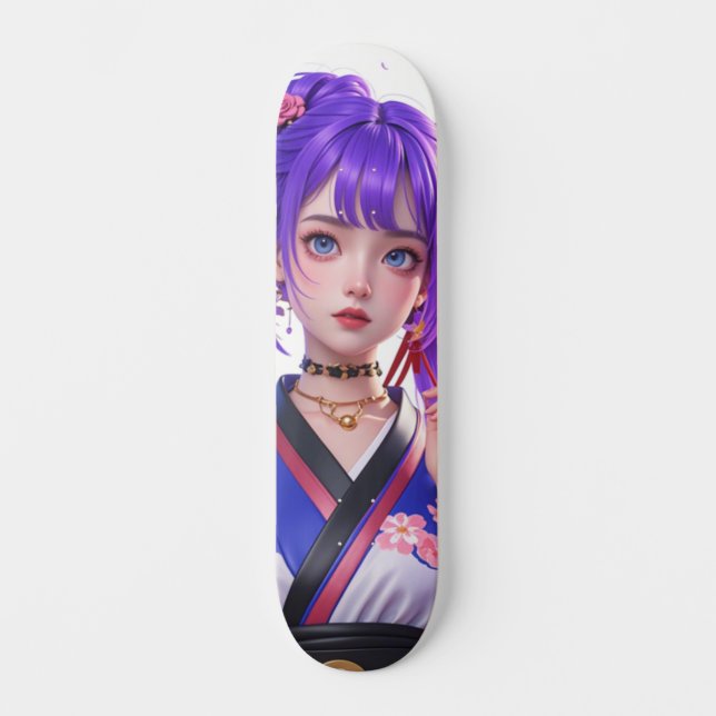 GEISHA PIRAT 7 MINI SKATEBOARD BRÄDA 18,5 CM (Framsida)