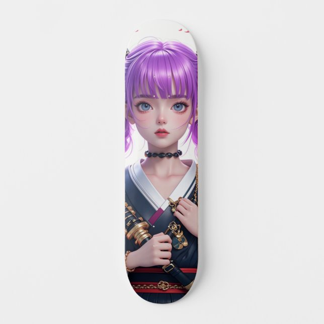 GEISHA PIRAT 9 MINI SKATEBOARD BRÄDA 18,5 CM (Framsida)