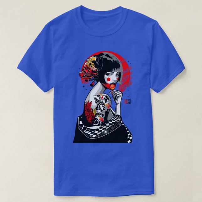 Geisha Pop T Shirt (Design framsida)