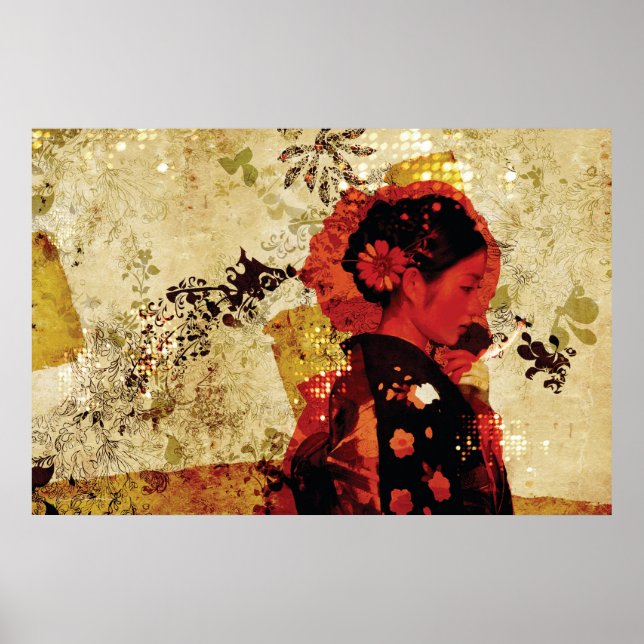 geisha poster (Framsidan)