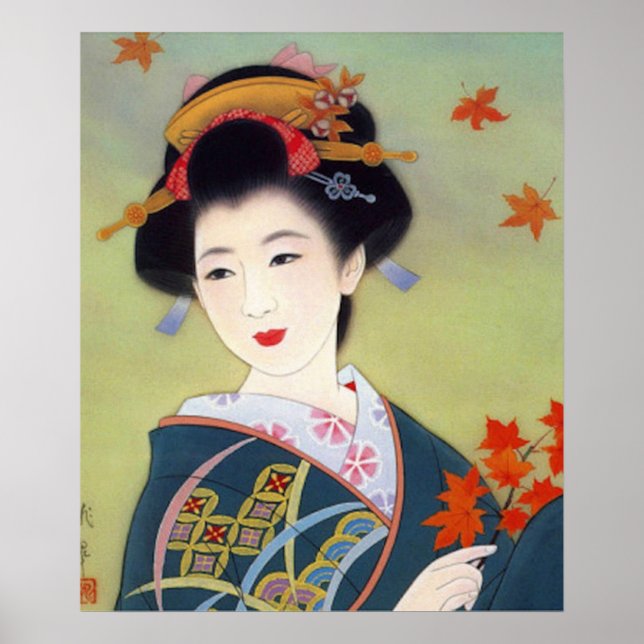 Geisha Poster utskrift (Framsidan)