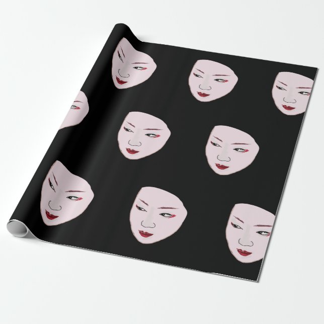Geisha Presentpapper (Utrullad)
