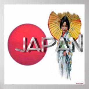 Geisha Print Poster