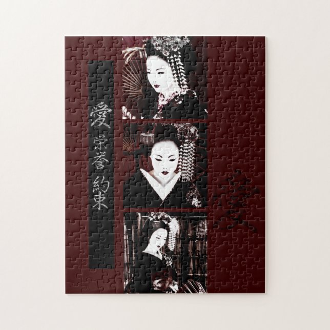 Geisha Pussel (Vertikal)