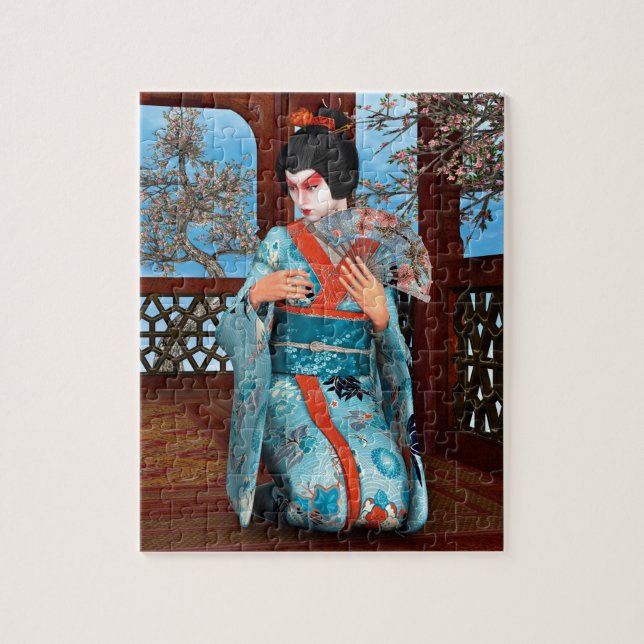 Geisha Pussel (Vertikal)