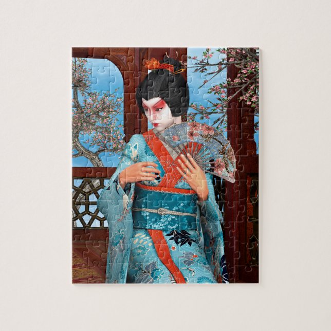 Geisha Pussel (Vertikal)