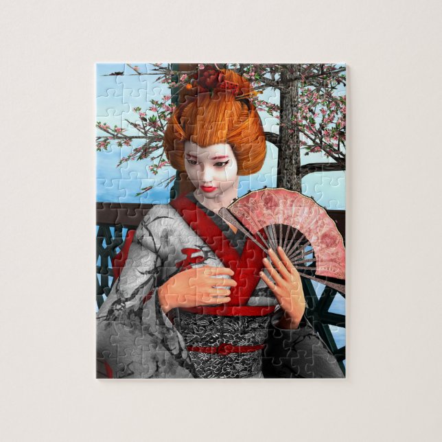 Geisha Pussel (Vertikal)