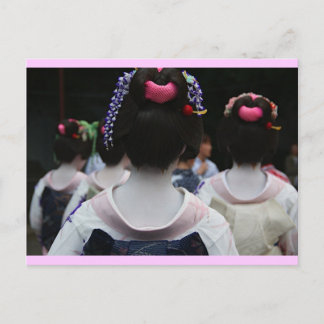 Geisha - Rosa Gräns Vykort