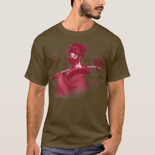 Geisha Samurai Oni Kabuki Ukiyoe Stil Katana Japa T Shirt