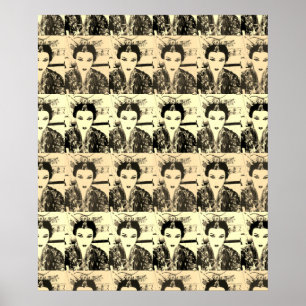 Geisha Selfie Coola Wall Pop Art Poster