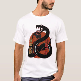 Geisha & Serpent - Japanese Art Dark Aesthetic T Shirt