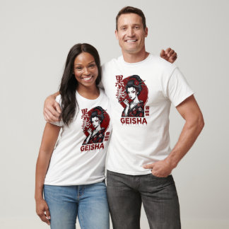 Geisha Shadow Queen T-Shirt | Japansk gotisk Geis
