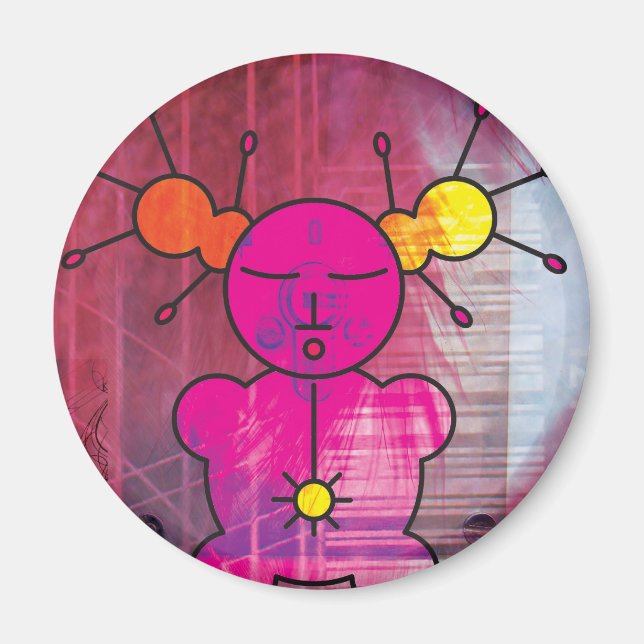 Geisha space magnet (Framsidan)