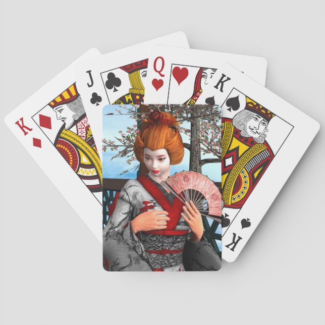 Geisha Spelkort (Baksidan)
