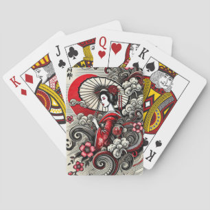 Geisha-spelkort Casinokort