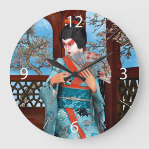 Geisha Stor Klocka