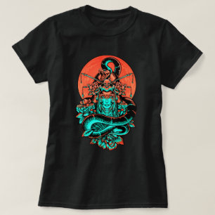Geisha Tattobränd orange och svart T-Shirt