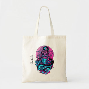 Geisha Tattoo Rosa blommigt Tygkasse
