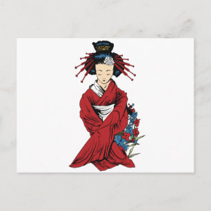 Geisha Vykort