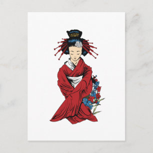 Geisha Vykort