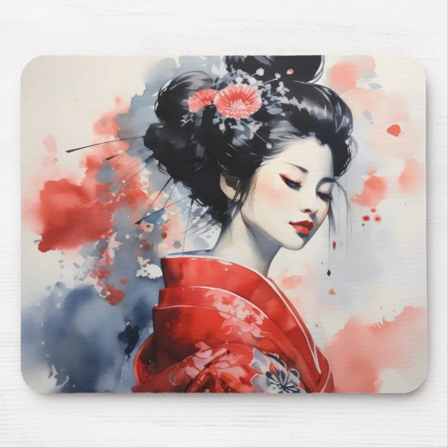 Geisha Woman Japan Musmatta (Framsidan)