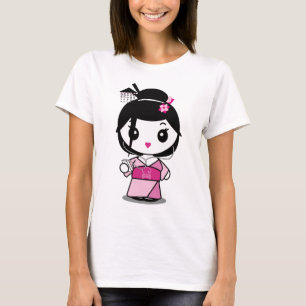Geishaen räfflar t-shirt
