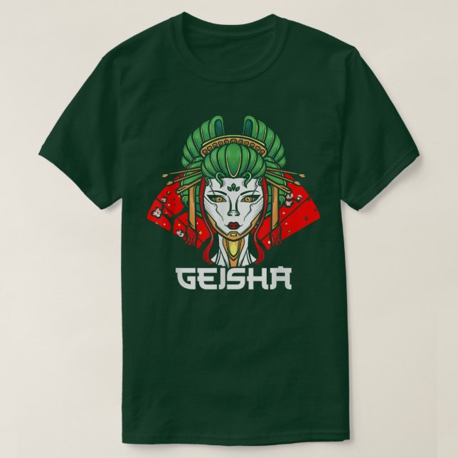 GeishaJapansk kulturJapan Geisha Women T Shirt (Design framsida)