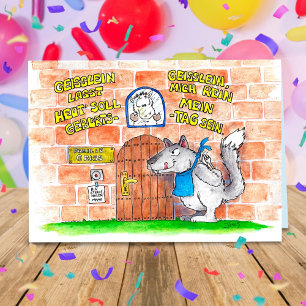 Geisslein Birthday-hälsningskort av Nicole Janes Hälsningskort